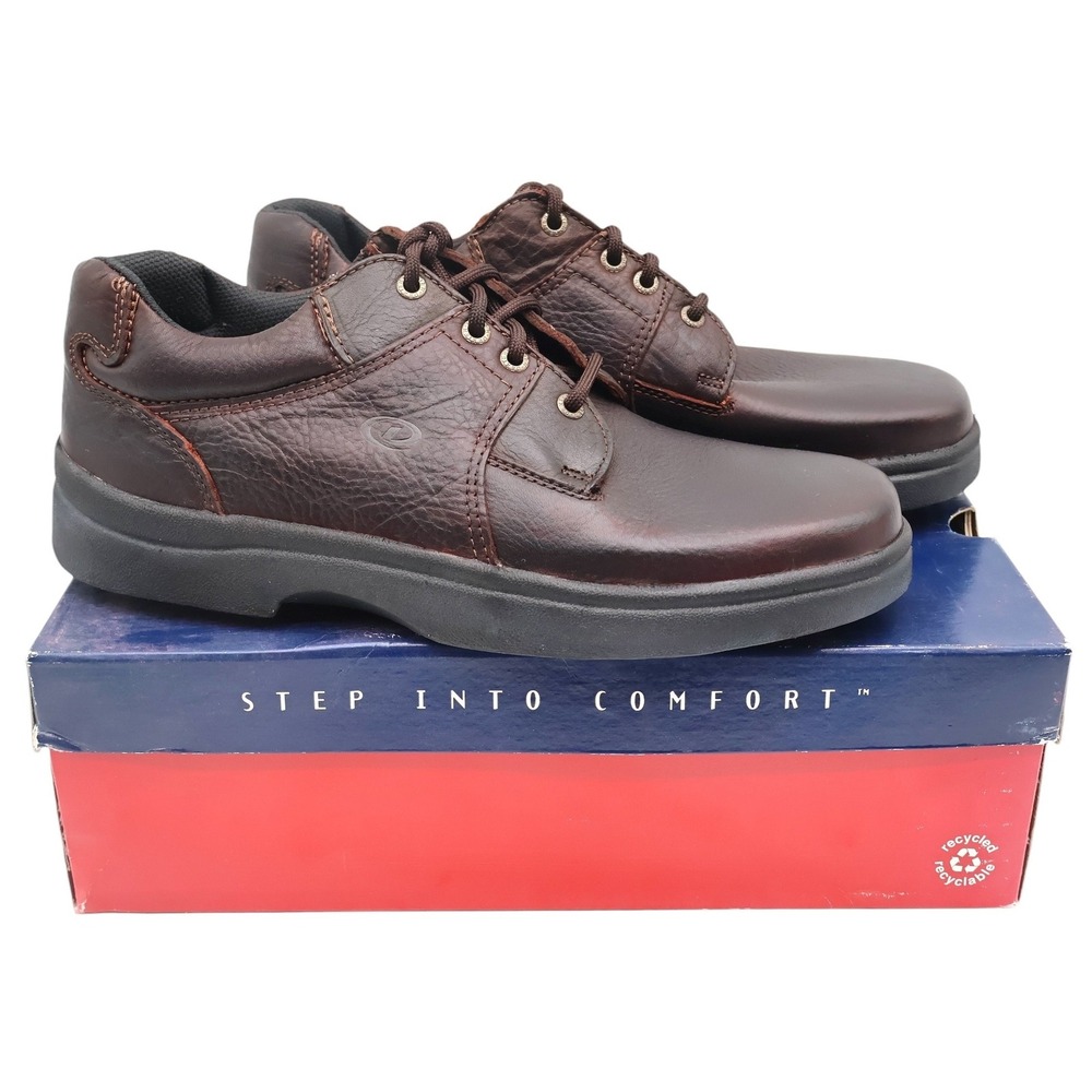 Dexter Aspen Oxford Mens 12 M Vintage Walnut Tumbled Leather Brown Shoes NEW